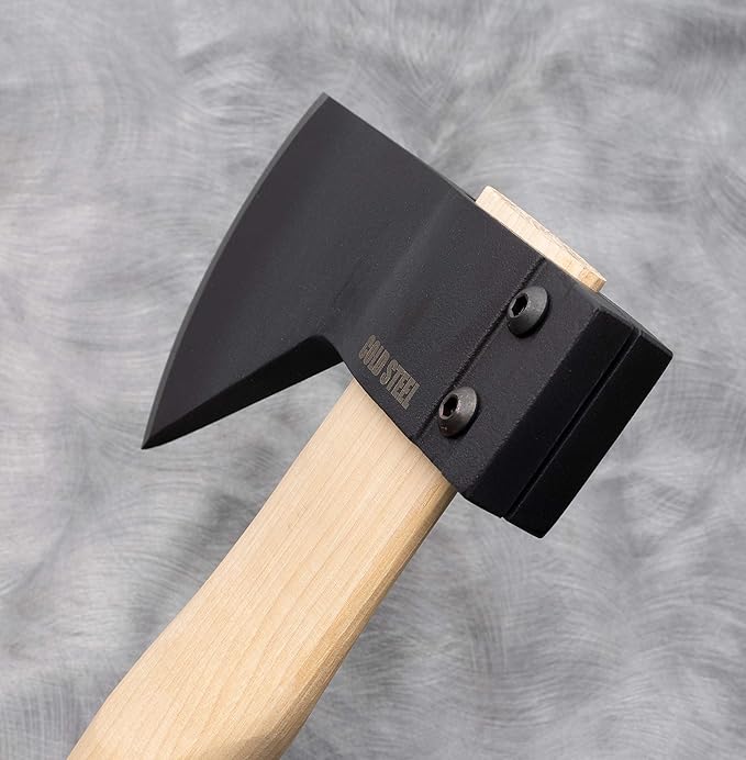 Cold Steel All-Purpose Axe with Hickory Handle Great for Camping Survival Outdoors Wood Cutting and Splitting Hudson Bay Camp Axe One Size