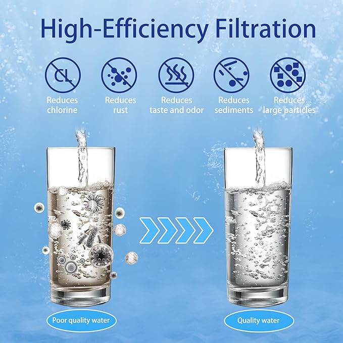 【Upgraded】Renami Ceramic Filter Silver Infused Replacement for BB9-2® Black Activated Carbon Filters Compatible with Berkey® Travel Large Royal Crown Series Repeatable Cleaning Filters Pack of 4