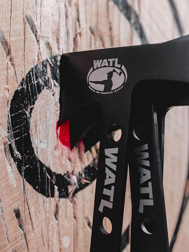 The New &amp Improved WATL Competition Throwing Hawk Set: World Axe Throwing League Tomahawks with Throwing Hatchet Nylon Sheath and Removable/Replaceable Handles