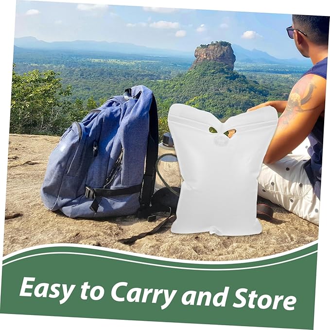 Portable Outdoor Shower Bag Lightweight Water Bag for Camping Hiking Emergencies Includes Showerhead for Control Durable Compact Design