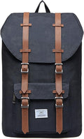 KAUKKO Laptop Outdoor Backpack College Schoolbag Bookbag Travel Hiking Rucksack fits 15-Inch Laptop