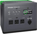 Schneider OffGrid 738Wh Portable Power Station PPS730 Portable Solar Generator with Wireless Charging Pad for Camping or Home