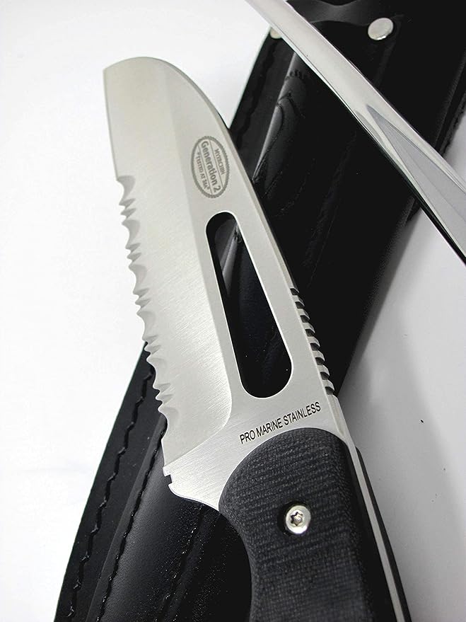 Myerchin Knives Professional Quality Offshore System Rigging Tool Generation 2 Fixed Blade and Marlinspike Leather Sheath Fits Both Tools B100P BONUS LEATHER LANYARD STRAP