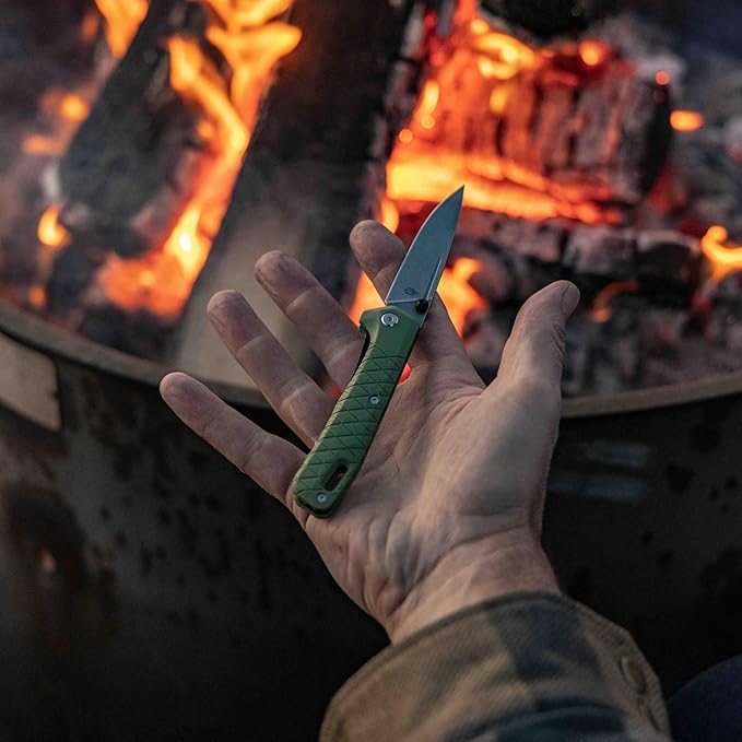 Gerber Gear Zilch Pocket Knife with 3.1 Plain Edge Blade Folding Knife with Clip Lightweight EDC Gear and Equipment