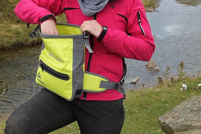 Aquapac Heavy Duty Waterproof Waist Pack Made in the UK 3 Litre Capacity Travel Essential 5 Year Warranty Hiking Mountain Biking Running Accessory