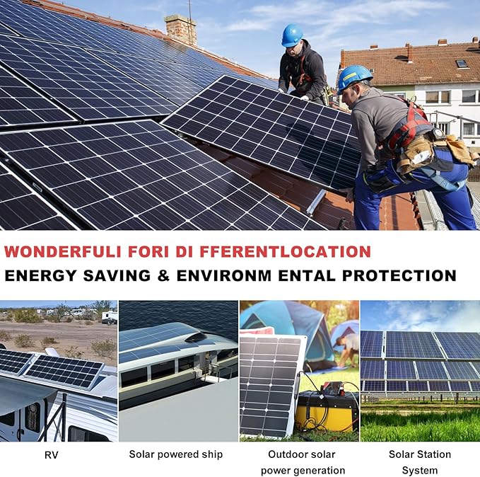 Twin Wire 100FT Solar Extension Cable - 10AWG(6mm²) Solar Panel Connector with 6 Pairs-IP67-Male/Female Solar connectors for Outdoor Automotive RV Boat Marine Solar Panel- Black &amp Red