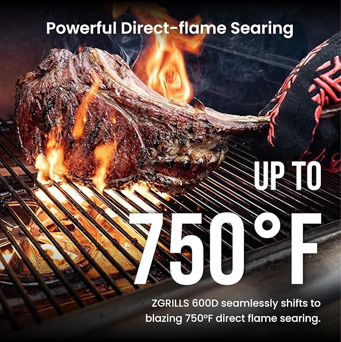 Z GRILLS 8-in-1 Outdoor BBQ Grill with PID 3.0 Controller Wood Pellet Smoker Auto Temperature Control Huge Storage Cabinet Side Shelf with Tool Hooks 572 sq in Cooking Area for Camping Party