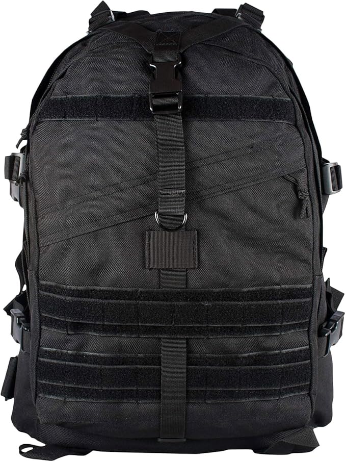 FOX OUTDOOR PRODUCTS Large Transport Pack | 37L Tactical Backpack with Compression Straps Hydration Pocket &amp Modular Webbing