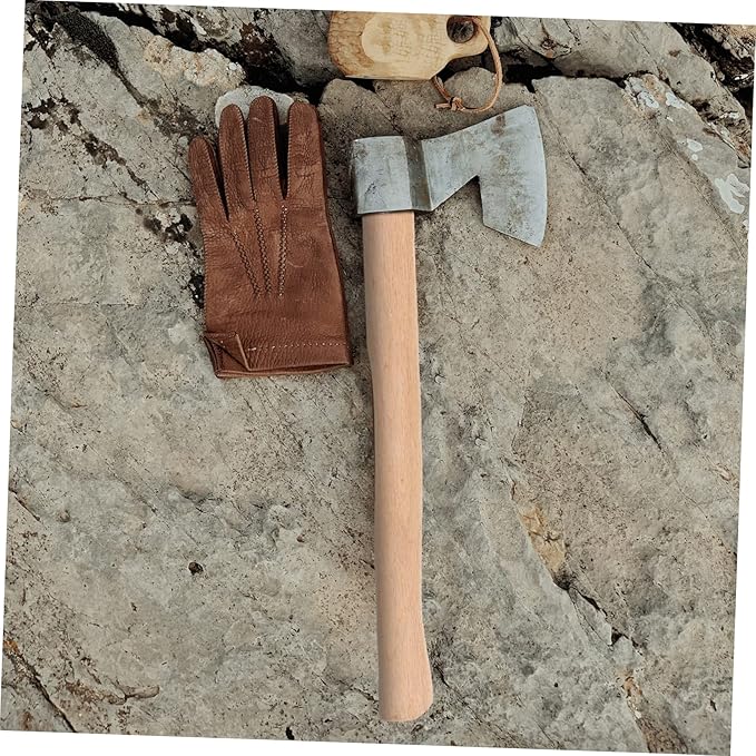Abaodam Wooden Axe Handle Replacement Hatchet Handle for Carpenter Axe Comfortable Install