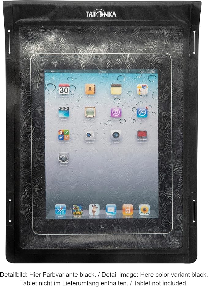 Tatonka WP Dry Bag (A6 / A4) - Waterproof Tablet/Mobile Phone Case with Viewing Window for Operating Touch Displays - Waterproof According to IPX7 Standard - A4 or A6 Format Lime (A4) A4 (375 x