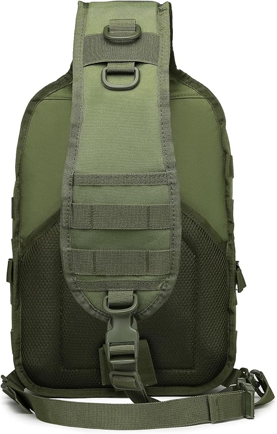 ATBP Tactical Sling Pack Big Crossbody Backpack Over Shoulder Bag Military for Men Hiking Outdoor Sport Gym
