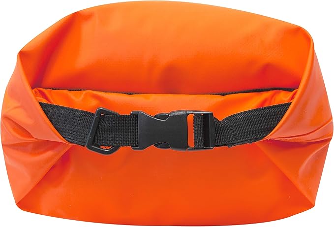 Milestone Camping Waterproof Dry Bags / Single Bag Or Set Of 3 / Roll Up Close / Easy To Spot Bright Green Or Orange Design / Great For Camping Fishing Skiing &amp Hiking Trips