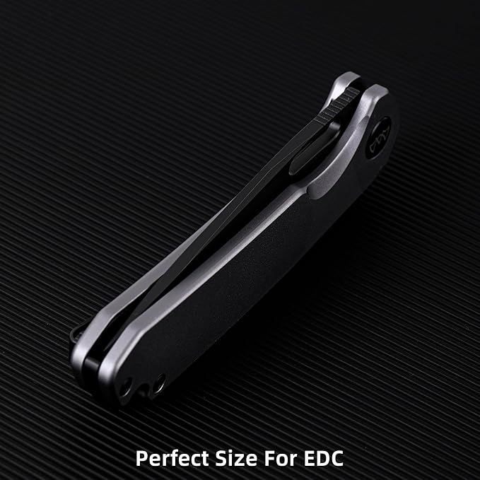 Folding Knife 3.3 Pocket Knife Premium 14C28N Blade Aluminum Handle Design with Pocket Clip for Men Women EDC Knife for Camping Hunting Hiking and Survival