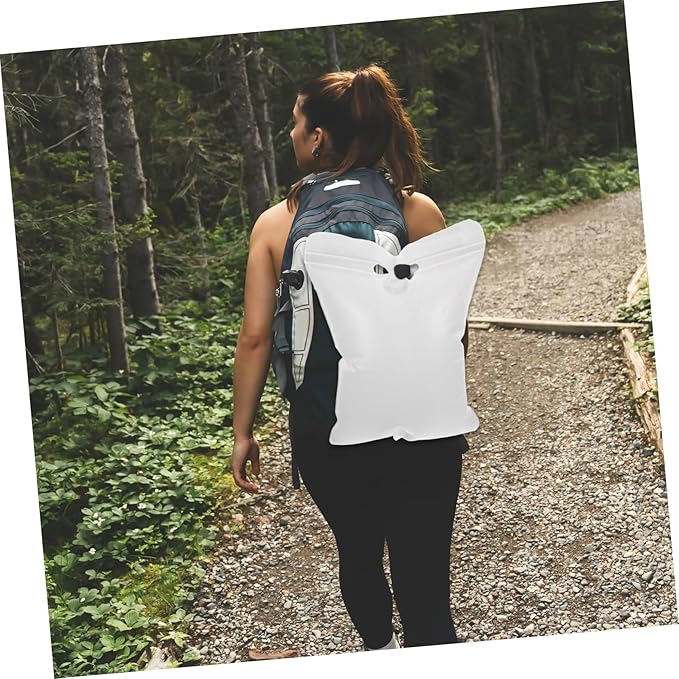Portable Camping Shower Bag with Water Tube Large Capacity Outdoor Showers for Hiking Trekking and Emergency Use Lightweight Foldable Shower Pouches Material Easy Water Flow Control