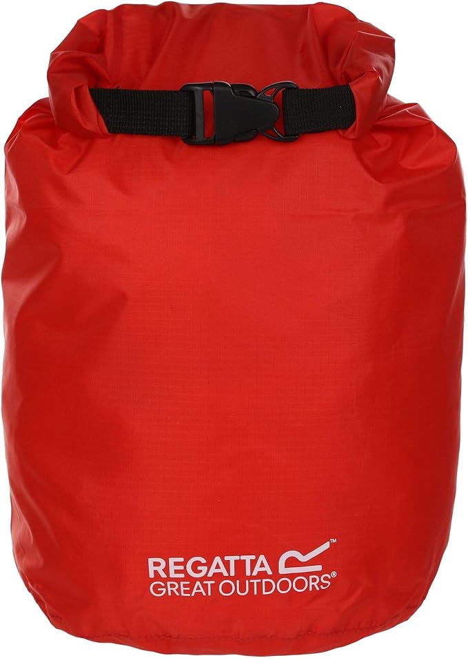 Regatta 10l Dry Bag Amber Glow Waterproof Taped Seams for Camping