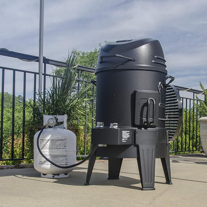 Charbroil The Big Easy® TRU-Infrared 3-in-1 Smoker Roaster &amp Gas Grill Black - 14101550