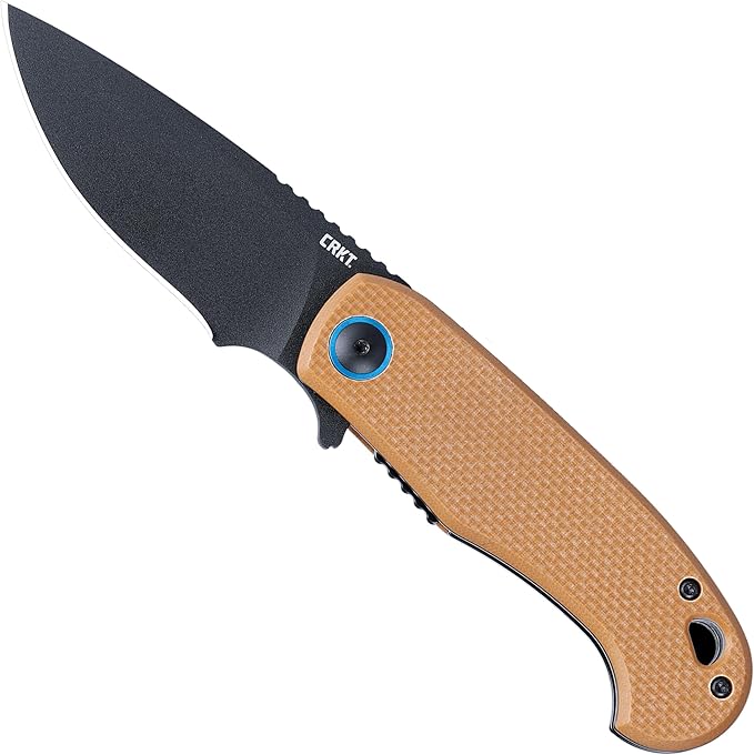 CRKT P.S.D. II EDC Folding Pocket Knife: Everyday Carry Assisted Opening IKBS Ball Bearing Pivot Liner Lock G10 Handle 7910