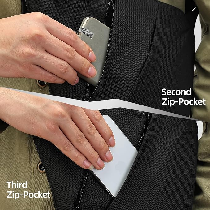 Tactical Crossbody Sling Bag for Men Women Anti Thief Conceal Carry Handgun Bag CCW Bags EDC Carry