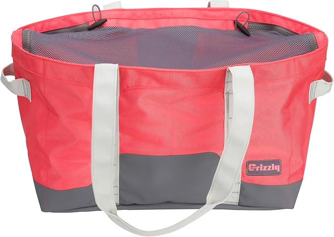 Grizzly Gear Bag 40 | Foldable Tote for Beach Boat Camping Fishing Gym Hiking Hunting Kayak | Dry Bag