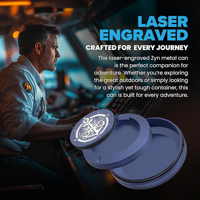 Premium Aluminum Organizer with Dual Compartment Design | Moisture Proof with Secure Seal Compact and Pocket-Friendly modern design | Pouch Container for storage with Pouch Tin