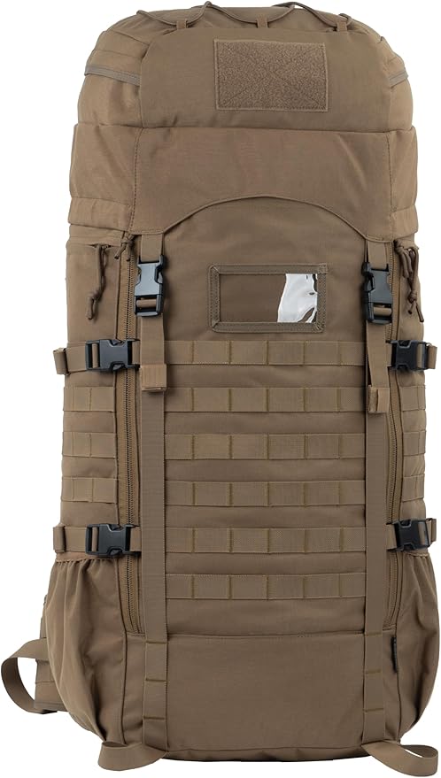 75L Tactical Backpack with Internal Frame MOLLE and Hydration System