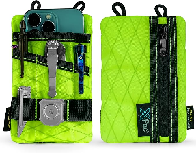 VIPERADE VE1 Pocket Organizer EDC Pouch for Men EDC Organizer Storage EDC Gears Multitool Pocket Pouch Hold Your Flashlight/Pocket Knife Pen Notebook