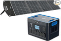 DieHard Portable Power Station 2400-Watt (4800-Watt Peak) 2048Wh with 400W Solar Panel - Quiet Solar Generator for Home Backup Weather Outdoor Recreation Jobsite and More