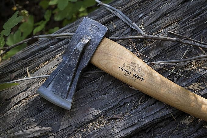 1844 Helko Werk Germany Traditional Spaltaxt - German Splitting Axe Made in Germany Wood Splitter and Wood Splitting Axe Midsize Medium Splitting Axe - Head 4.5 lbs Handle 28 in. (Spaltaxt) #13582