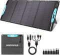 SOKIOVOLA 160W 18V Portable Solar Panels for Power Station25% High Conversion Efficiency ETFE Foldable Solar Panel Charger with Adjustable Kickstand Solar Panel for Camping Outdoor RV Trailer Car