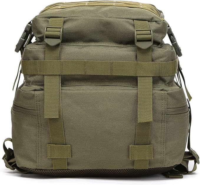 50L Sturdy Waterproof Fishing Hunting Bag Outdoor Military Tactical Sports Fitness Camping Hiking GYM Bag Backpacks (Green)