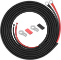 10 Gauge Battery Cable 10 Gauge Wire Connect Charge Controller to Battery Cable for Solar Panels Automotives RVs Motorcycles Boats (10AWG 16FT)