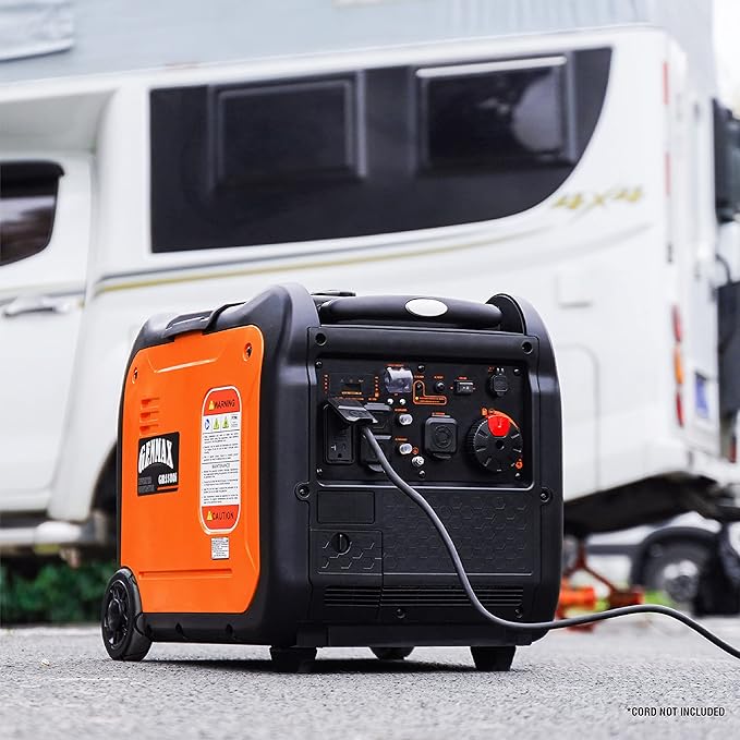 GENMAX GeneratorEPA Compliant Eco-Mode Feature Ultra Lightweight for Backup Home Use &amp Camping