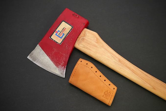 Leather Axe Handle Guard (Council Tool 3.5# Dayton Axe Tan/Natural Leather)