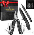 Birthday Gifts Multitools Gift Set Happy Birthday for Birthday Stocking stuffers Multit-tools Set with Multi-Pliers Pocket Knife Tactical Pen Birthday Gift for Men Women(HAPPY BIRTHDAY)