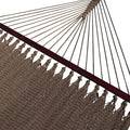 Double Caribbean Hammock - 48 inch - Soft Spun Polyester - Mocha