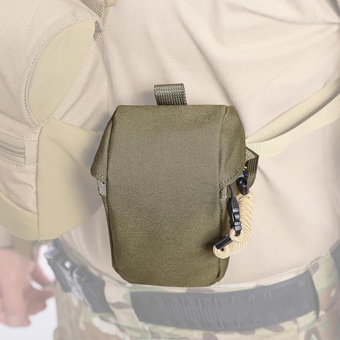 Rangefinder Pouch with Protective Padding and Quick-Release Buckle Molle Compatiblefor Binocular Packs Tactical Hunting Bag Accessory
