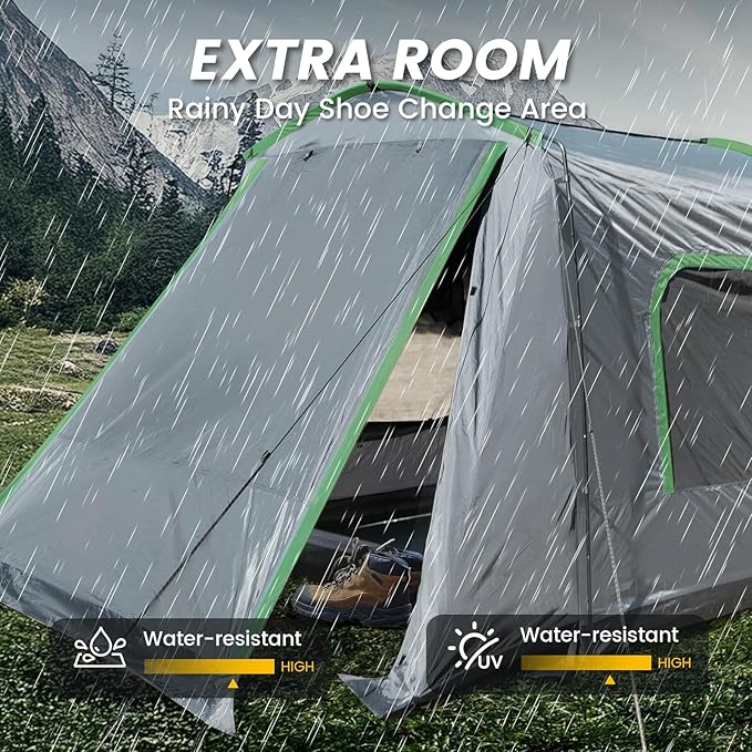 WildFinder SUV Tent Rectangle Car Tent for Family Waterproof &amp Windproof for Car Camping Large Camping Tents with Storage Bag SUV Van Jeep