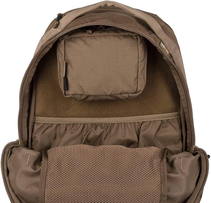 Helikon-Tex RAIDER 20 L Tactical Backpack Black – Cordura MOLLE Daypack with Hydration Sleeve &amp Rain Cover