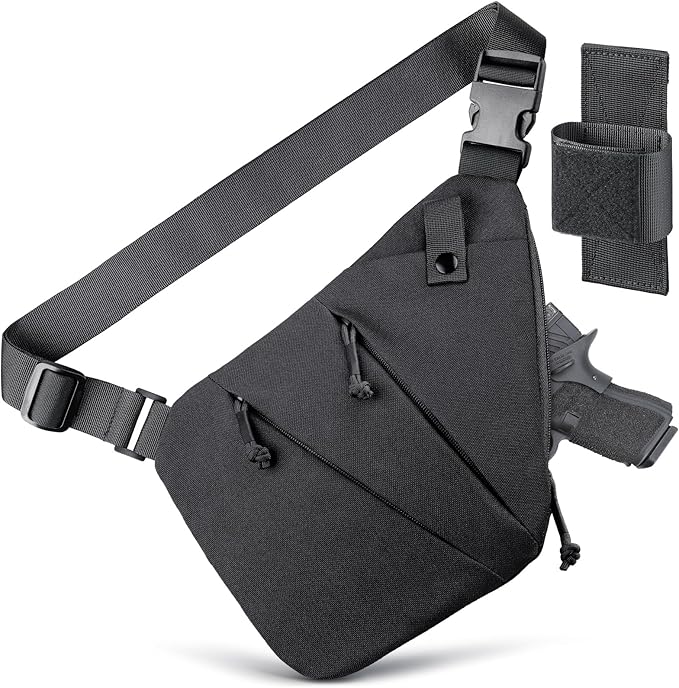 WYNEX Tactical Crossbody Sling BagConcealed Carry Bag for Men WomenAnti Theft Crossbody Bags CCW Bags EDC Carry
