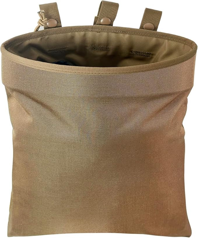 Tactical Bag for Foraging Airsoft Lightweight Molle Roll up Dump Pouch 500D Nylon Collection Pouch Mag Pouch Accessory Bag for Paintball Softair Hiking