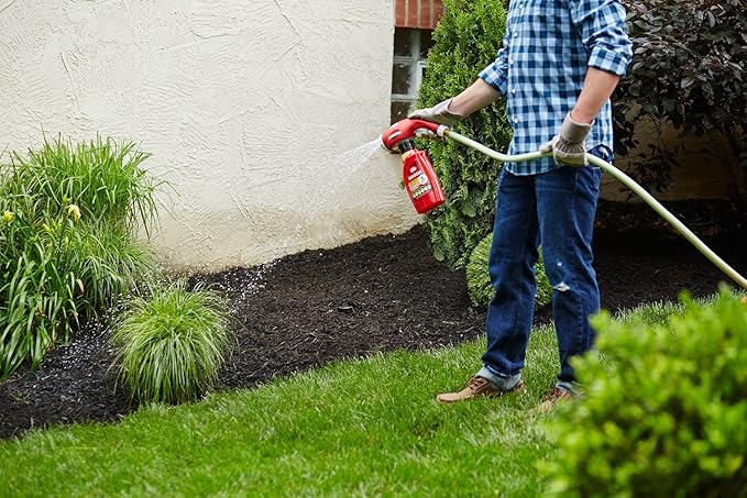 Ortho Bug B Gon Insect Killer for Lawns and Gardens Concentrate (Kills 230+ Insects Including Mosquitoes Fleas Ticks &amp Ants. Use in Lawns Trees Shrubs Vegetables and Fruit Trees) 32oz