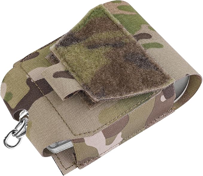 Handcuff Pouch Molle Handcuffs Holder Hoslter Nylon Cuff Pouches Case for Duty Belt Tactical Vest Police Law Enforcement Security Officer Accessories fits Most Hand Cuffs