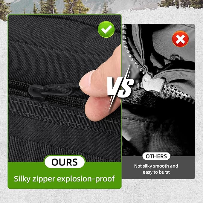 35L Military Tactical Backpack for Men Water Resistant Assault Pack for Women Black Molle Daypack 3 Day Bug Out Bag Rucksack for TrekkingCamping Survival EDC
