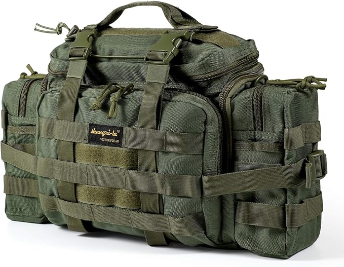 SHANGRI-LA Tactical Range Bag Outdoor Sling Backpack Hiking Fanny Waist Pack