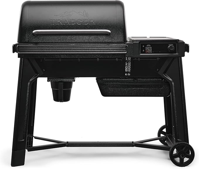 Traeger Grills Woodridge Electric Wood Pellet Grill and Smoker Wi-Fi Temperature Control up to 500 Degrees 860 Sq. In. Cooking Capacity 6-in-1 for Outdoor Grilling Smoking and BBQ TFB86MLH