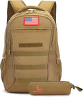 outdoor plus Camo Backpack for BoysMilitary Teen Backpack with USB Port Army Bookbag for School Tactical