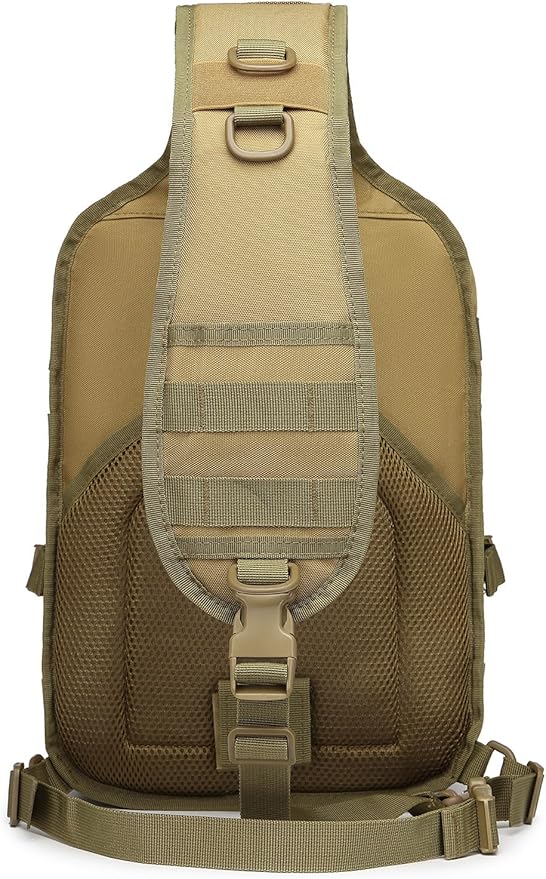 ATBP Tactical Crossbody Backpack Large Sling Pack With Holster Shoulder Bag For Men Outdoors Hiking Camping Gym