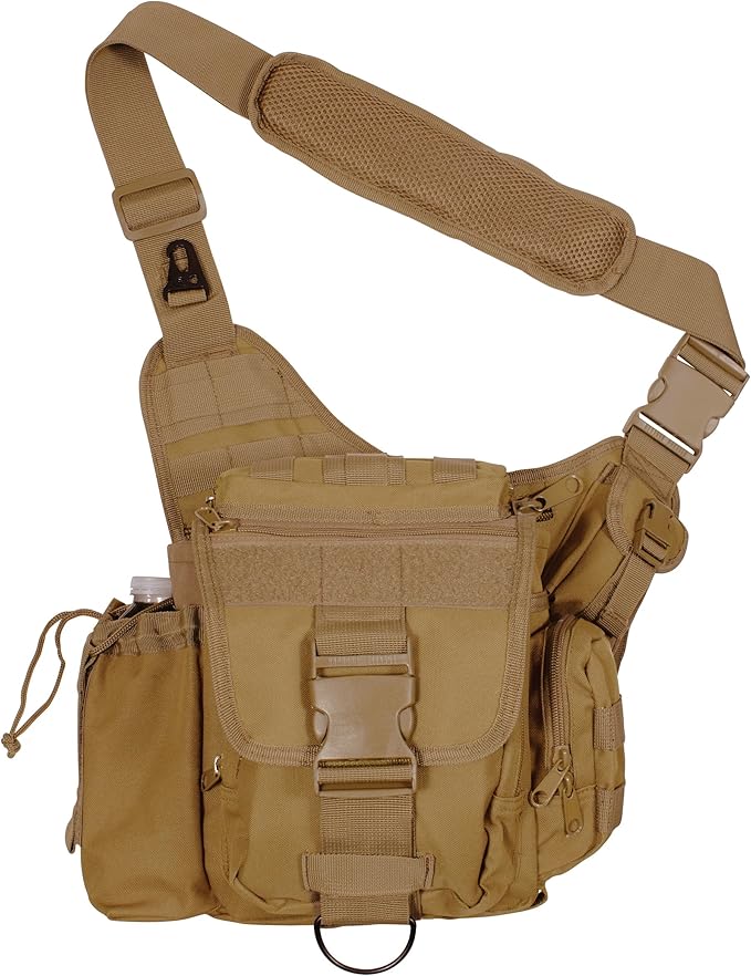 Rothco Advanced Tactical Bag - Durable EDC Shoulder Bag with Discreet Utility Storage