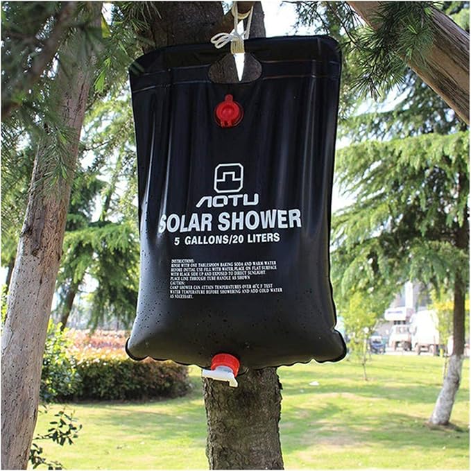 Portable 20L Portable Solar Heating Bathroom Storage Package Outdoor Camping Hiking Shower Bag