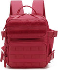 9L Mini Tactical Backpack Multi-Purpose RucksackSmall Gym Bag EDC Molle for Men and Women (Red)